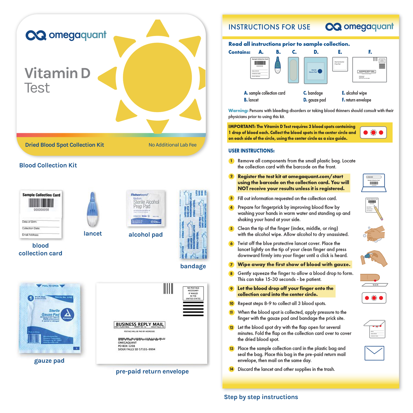 Vitamin D Home Test Kit