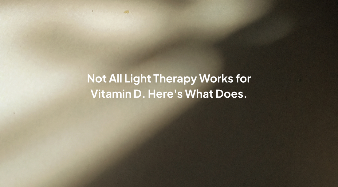 What light therapy is best for supporting vitamin D levels?