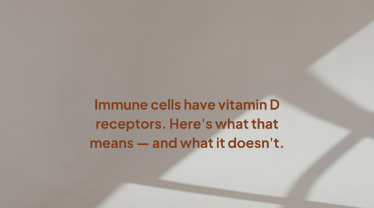 Does vitamin D play a role in immune wellness? What the research explores