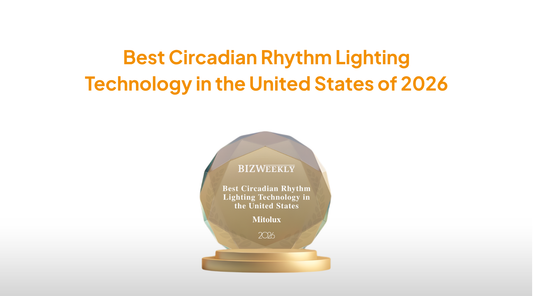 Mitolux Named "Best Circadian Rhythm Lighting Technology in the United States"