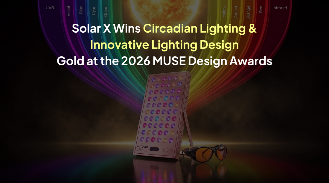 Solar X Wins Gold at the 2026 MUSE Design Awards — Circadian Lighting & Innovative Lighting Design