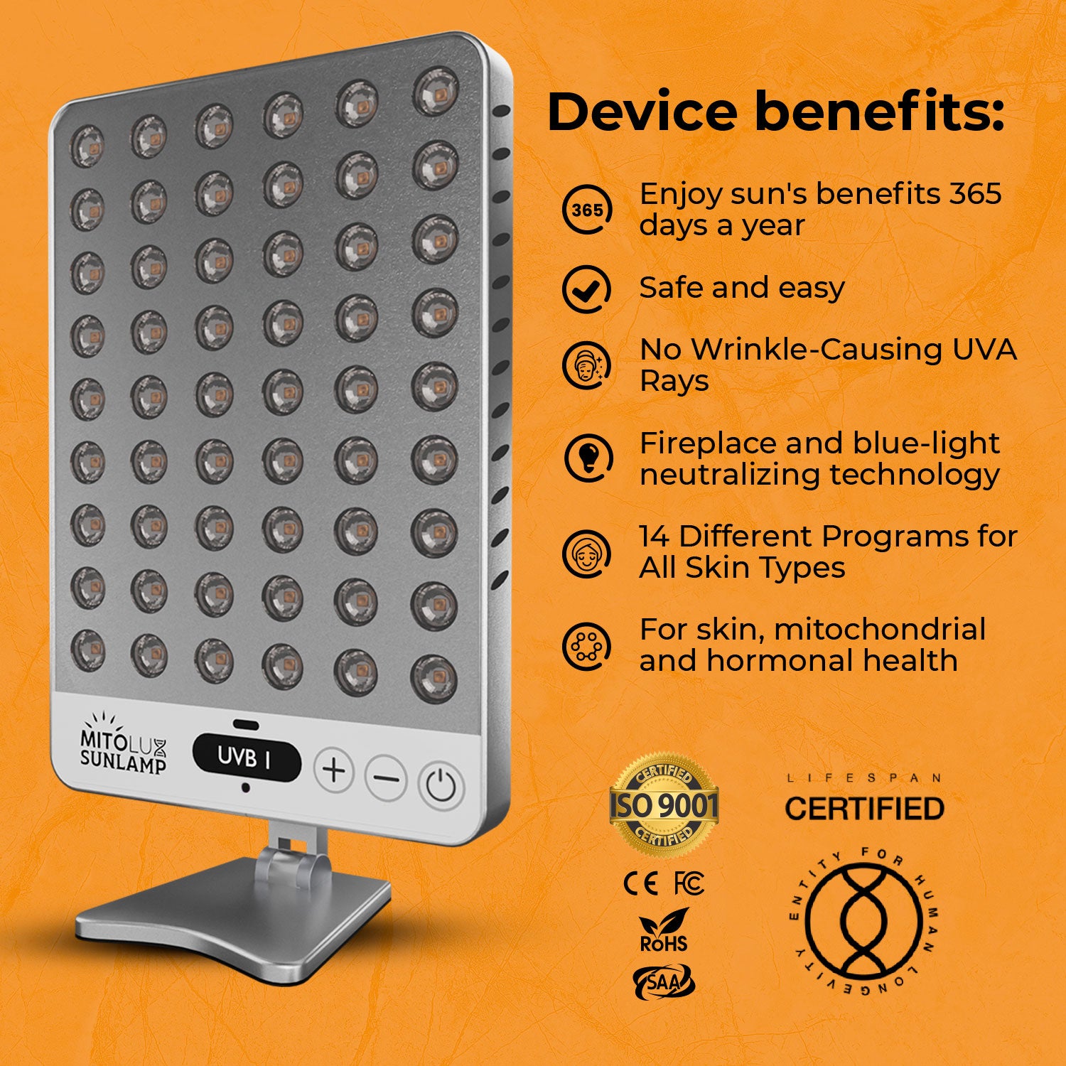 Mitolux SUNLAMP - UVB/RED/NIR
